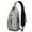 White Christmas Truck-1, variant on Sling Backpack,White Christmas Truck and Tree Pattern Crossbody Bag with Water Bottle Holder,Waterproof Sling Bag for Men/Women with Chest Phone Holder for Hiking,Travel