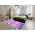 thumbnail image 5 of Ahgly Company Machine Washable Indoor Rectangle Transitional Purple Area Rugs, 2' x 4', 5 of 7