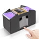 thumbnail image 1 of FEIERYA Barajador automático de cartas de 4 barajas, Barajador de póquer UNO eléctrico con pilas, Barajador de cartas para juegos de cartas en casa, Viajes, 1 of 7