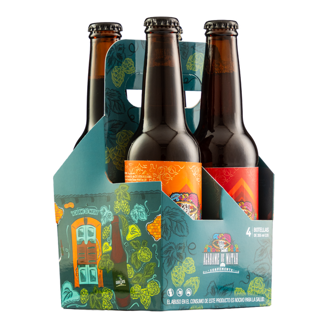 Four Pack Cerveza Acábame de Matar Edición Taberna 355 Ml Acábame de Matar Cerveza, Artesanal