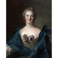 thumbnail image 3 of Jean-Marc Nattier 12x14 Black Modern Framed Museum Art Print Titled - Portrait of a Woman (C. 1748), 3 of 5