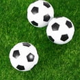 thumbnail image 2 of 15 pelotas de fútbol de mesa, pelotas de repuesto, accesorio interesante de mini pelota de juego de fútbol de mesa (blanco y negro), 2 of 5