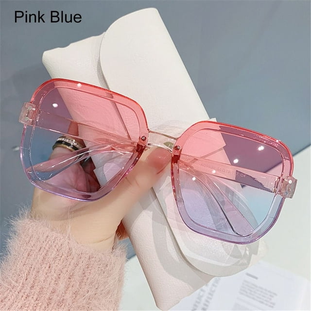 Gafas de sol Vintage de lujo para mujer, lentes de sol cuadradas de gran tamaño con montura grande Fivean unisex