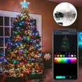 thumbnail image 1 of Guirlande Lumineuse de Noël, Bande Lumineuse LED Intelligente, 16.4/49.21 Pieds, Barre Lumineuse en Cuir Intelligent, 15 Millions de Couleurs avec Contrôle par Application et Synchronisation Musicale, pour Chambre, Cuisine, TV, Décoration de Dortoir, 1 of 8