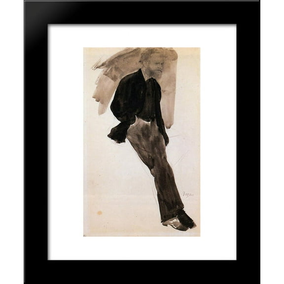 Edouard Manet Standing 20x24 Framed Art Print by Edgar Degas