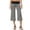 Dark Gray -AB02, variant on Foldover Culottes for Women Low Rise Gauchos Pants Cropped Flowy Flared Wide Leg Palazzo Lounge Yoga Capri Pant Coffee XL