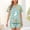 *Mint Green, variant on ClodeEU Women's Milk Silk Easter Print Pajama Set ,Short Sleeve Button-Down Tops and Shorts Sets Yellow,Womens Plus L