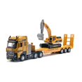 thumbnail image 1 of Vehículos de transporte de construcción de ingeniería fundida a presión, juguetes de camiones, modelo de camión de aleación a escala 1:50, adornos con luz de sonido para niños, 1 of 4