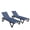Navy Blue, variant on CQSXDA 2-Piece Modern Outdoor Lounge Chair Set, Adjustable 5 Position Chaise Lounges with Rust-Free Aluminum Frame for Terraces and Swimming Pools, Navy Blue