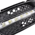 thumbnail image 5 of Astra Depot 2pcs Front Bumper White LED DRL Daytime Running Light Fog Lamps Bezel for Mercedes W204 C-Class AMG Sport 2008-2011, 5 of 8