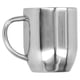 thumbnail image 4 of Taza de café Jadeshay acero inoxidable 304 doble capa 350 ml color plateado, 4 of 12