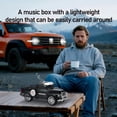 thumbnail image 2 of WS-558 CoolPickupTruckDesignReplicaSpeaker,Portable Wireless Car model Bluetooth Speaker with HD Sound, TWS, FM Radio, USB/TF Playback, LED Party Light, Built-in Microphone, Surprise Gift (Black), 2 of 7