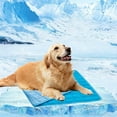 thumbnail image 4 of Dog Cooling Mat for Summer Cats Pets, Self Cooling Gel Pad with Ice Silk Technology, Non-Toxic Washable Pet Cool Pad for Crate Bed Indoor Outdoor Use, Scratch Proof Soft Cooling Blanket, 4 of 4