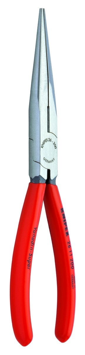 KNIPEX Tools 00 20 08 US1 Long Nose, Diagonal Cutter, and Alligator Pliers 3-Piece Tool Set, Red (Packaging May Vary) 102
