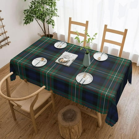 

Rectangle Table Cloth Ferguson Clan Tartan Resistant Washable Tablecloth Decorative Table Cover for Dining Indoor and Outdoor