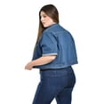 thumbnail image 3 of Chaqueta de mezclilla corta Roman Fashion /Tallas Extras, 3951 (Mezclilla dark) azul oscuro 36, 3 of 6