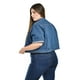 thumbnail image 3 of Chaqueta de mezclilla corta Roman Fashion /Tallas Extras, 3951 (Mezclilla dark) azul oscuro 42, 3 of 6