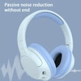 thumbnail image 5 of Kids Bluetooth Headphones, Wireless Headphones with HD ANC Microphone, 50 Hours Playtime, Safe Volume, Type C Fast Charging, Foldable On-Ear Headphones for Children/Teens/Smart Device - Blue, 5 of 7