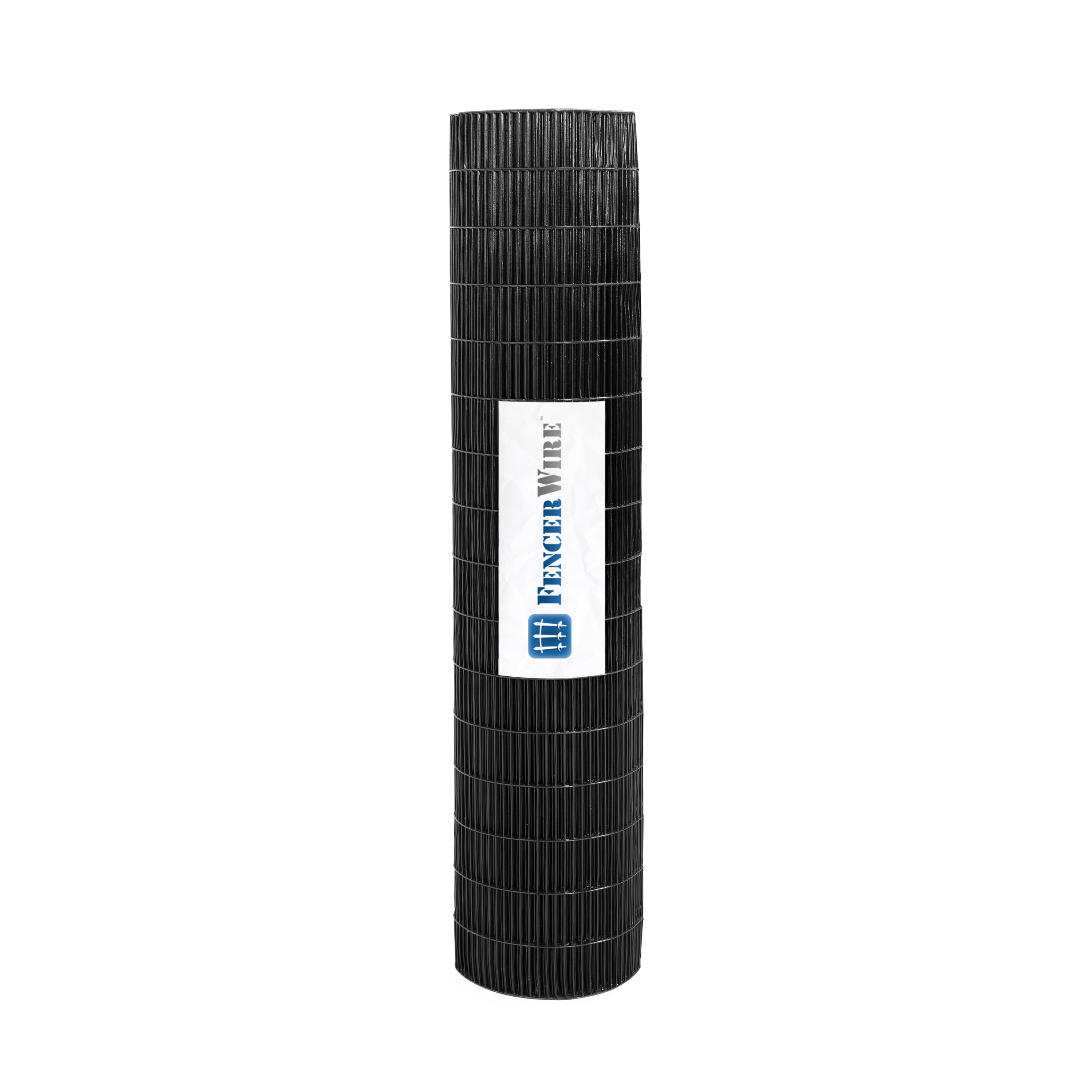 Fencer Wire 16 Gauge Black Vinyl Coated Welded Wire Mesh Size 0.5 inch by 3 inch (4 ft. x 50 ft.)