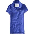 thumbnail image 1 of Aeropostale Womens Uniform A87 3 Button Polo Shirt, Púrpura, Grande, 1 of 1