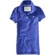 thumbnail image 1 of Aeropostale Womens Uniform A87 3 Button Polo Shirt, Púrpura, Small, 1 of 1
