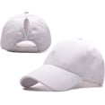 thumbnail image 3 of LAICAIW Casquette de Baseball Queue de Cheval Chignon Haut Ajustable en Maille pour Femmes, 3 of 5