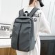 thumbnail image 2 of Conjunto de mochila Bolsa Sólida Mochila Conjunto Oxford Estudiante Mochila Con Bolso Y Bolígrafo Gris 3 Piezas, 2 of 7