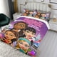 thumbnail image 3 of Bratz Girls Conjunto de sábanas temático, trío de piezas, cómodo y amigable con la piel, diseño único, regalo de decoración para el hogar para familiares, amigos y fans,140cm *210cm, 3 of 6