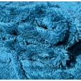 thumbnail image 4 of Sherpa Trquoise Embossed Throw Plush Cozy Super Soft Bed Blanket, 4 of 5
