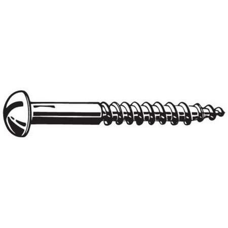 

FABORY U25111.013.0050 Wood Screw Round #6 1/2in ST Slot PK100