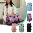 thumbnail image 1 of Mochila de viaje para gimnasios deportivos de moda | Separación seca y húmeda, gran capacidad, compartimento independiente para zapatos, tela oxford, múltiples bolsillos, 45x26x24cm, azul negro, 1 of 6