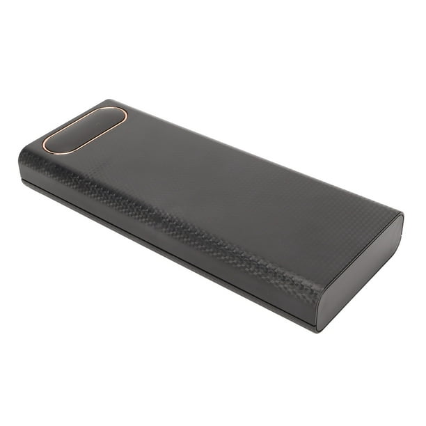 Caja Del Banco De Energía Para Bricolaje, 3 Puertos De Entrada Caja Del Banco De Energía Para Bricolaje Sin Soldadura Negro Doble USB De Gran Capacidad Para Viajes