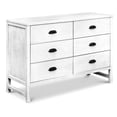 thumbnail image 1 of DaVinci Fairway Commode Double à 6 Tiroirs en Bois de Pin, Blanc Cottage, 1 of 10