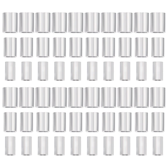 VERDANVERSE 180Ud De Aluminio Para Cable 8 Agujeros En Forma De 8 Plata Resistentes Y Ligeras