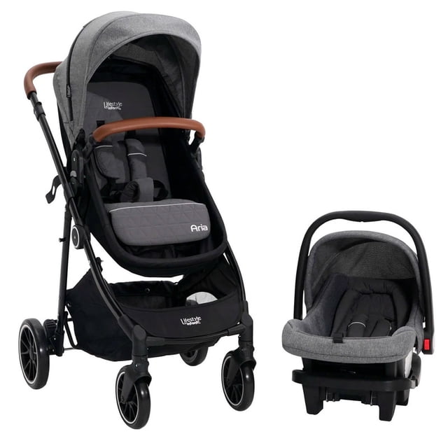 Carriola con Portabebe Lifestyle By Infanti 4 en 1 Negro/Gris
