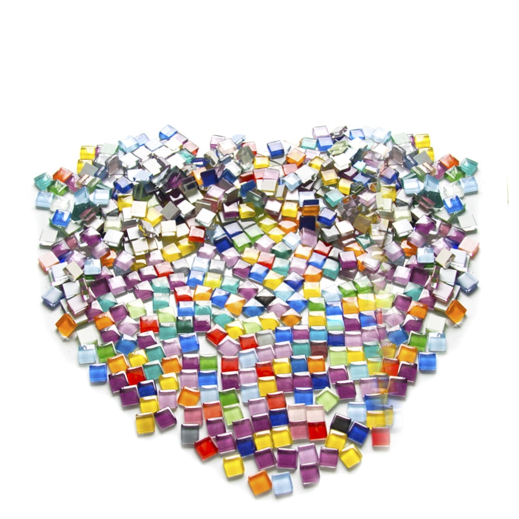 WHAMVOX  10 Mm Crystal Glass Mosaic DIY Arts and Crafts Decoration Supplies