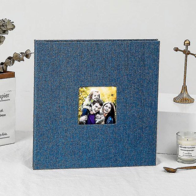 Álbum de fotos grande autoadhesivo para fotos, álbum de recortes magnético, bricolaje, 40 páginas en blanco