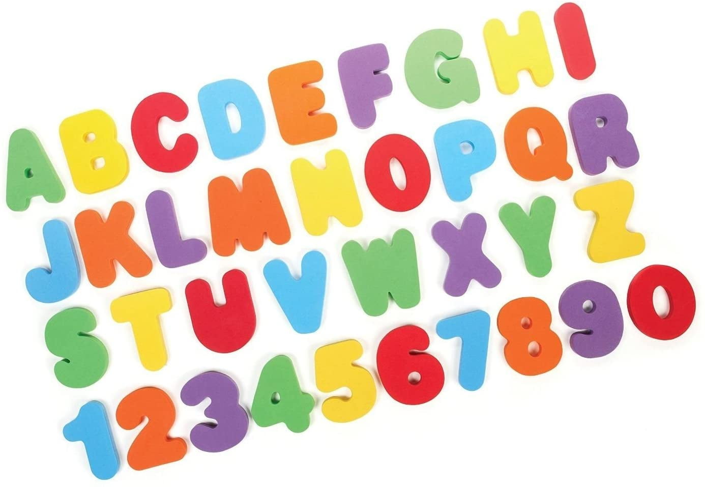 36 Pieces Educational Alphanumeric Letter Bath Puzzle Soft EVA Kids Baby Toys 