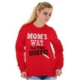 thumbnail image 4 of Moms Way or the Highway Funny Quote Women Plus Size Crewneck Sweatshirt Brisco Brands 2X, 4 of 5