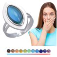 thumbnail image 2 of For Friends Temperature Drop Color Ring Gemstone Warm Ring Sensitive Sensitive Gift Changing Water Rings, 2 of 9
