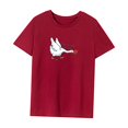 thumbnail image 3 of Camiseta de verano para mujer, ropa de calle suave, Tops simples de verano para acampar en la calle M, 3 of 7
