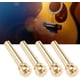 thumbnail image 2 of Pasador de puente, clavija de cuerda Universal, repuesto de accesorio de cobre para guitarra acústica folclórica, piezas de reparación de pasador dorado (dorado)(6 uds) JAMW Sencillez, 2 of 5
