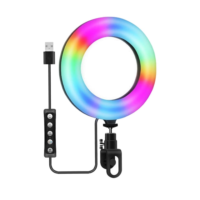 Kit de iluminación de videoconferencia RGB, luz de , iluminación de ordenador portátil, para videoconferencia transmisión en directo, - Hasp Style Estilo de cerrojo Sunnimix Luz de conferencia para computadora portátil
