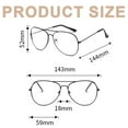thumbnail image 4 of Men's Sunglasses Retro Pilot Sunglasses unisex Gift Toad Mirror, 4 of 5