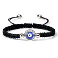 thumbnail image 1 of Evil Eye Braided Bracelet Lucky Red Black Color Thread Couple Chain Handmade, 1 of 1