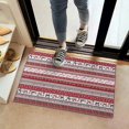 thumbnail image 2 of Red Christmas Folk Pattern Door Rugs,Washable Non Slip Door Mats Indoor,Decorative Door Mats,Entry Mat Indoor for Entrance,Bedroom,Kitchen,Bathroom,16"x24", 2 of 6
