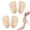 2Pairs Beige#004, variant on Metatarsal Pads Women, Shoe Inserts for Women, Ball of Foot Cushions Relief and Comfort, One Size Fits Any(5Pairs)