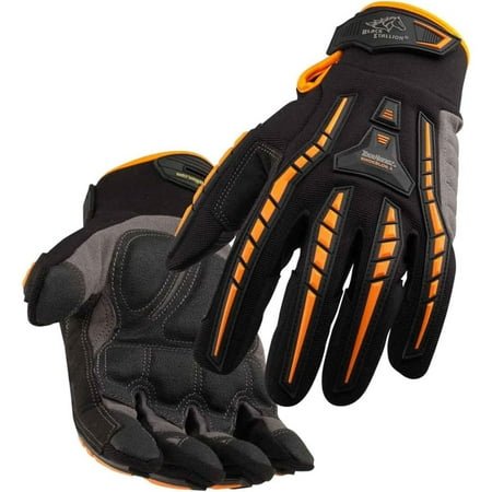 

BLACK STALLION ToolHandz Anti-Vibration Leather Mechanic s Gloves GX100 - LARGE