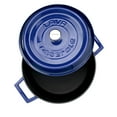 thumbnail image 2 of Lava Enameled Cast Iron Dutch Oven 4.75 Qt. Round with Trendy Lid Blue, 2 of 4