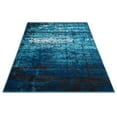 thumbnail image 5 of Well Woven  Sydney Vintage Crosby Blue Modern Distressed Abstract Runner Rug - 2 ft. 7 in. x 12 ft., 5 of 5